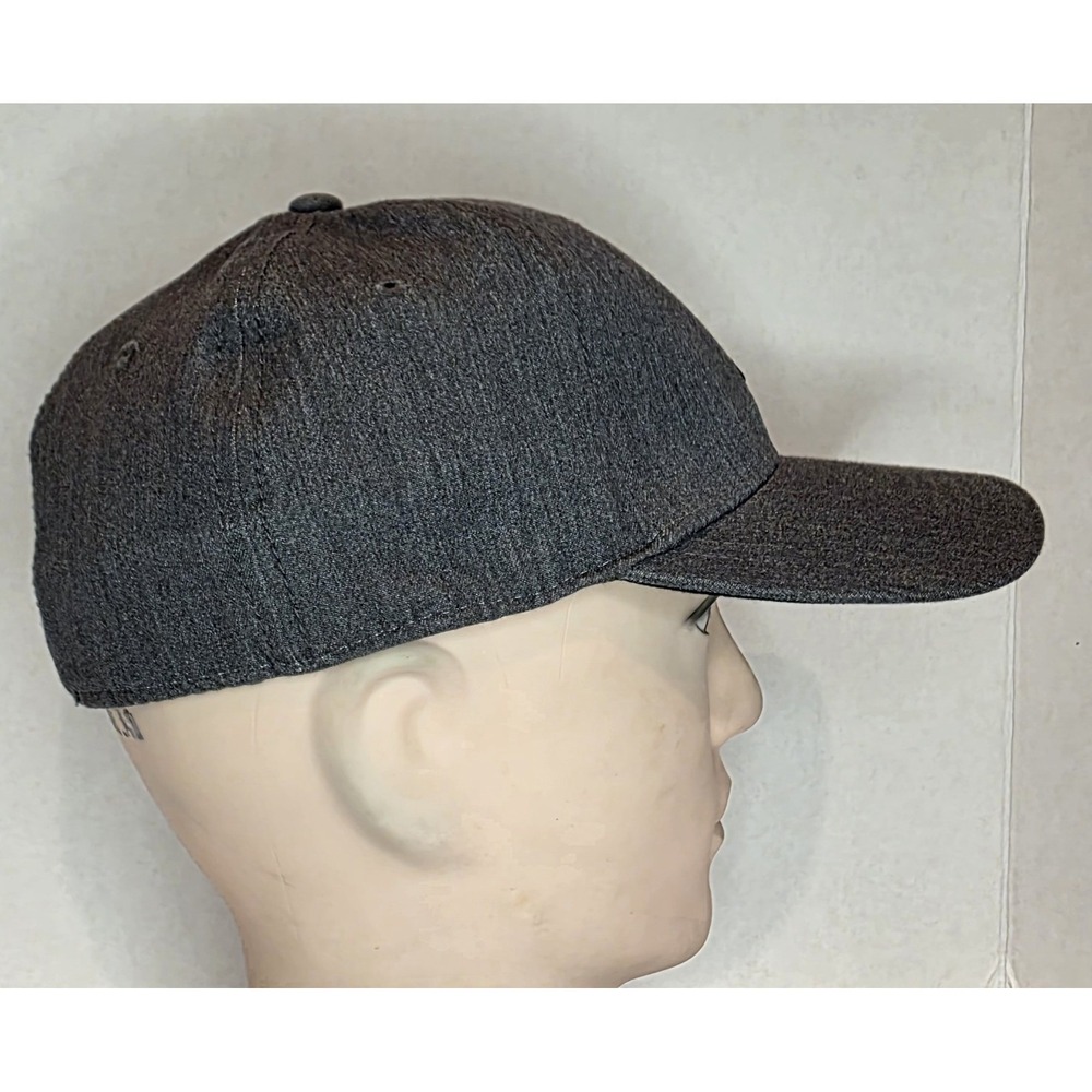 Superman Baseball Hat Adutls Gray DC Comics Gray Flex Fit Cap - Picture 4 of 7